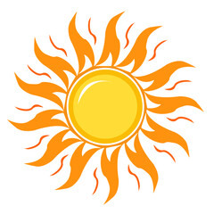 sun vector illustration