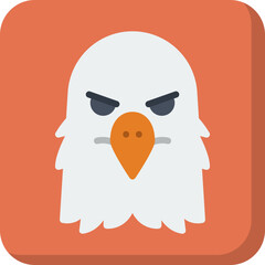 Eagle Face icon vector illustration