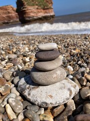 stones on the beach