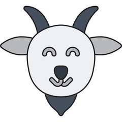 Lamb Face icon vector illustration