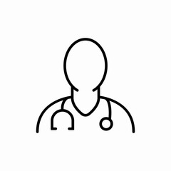 dental doctor profile icon vector sign
