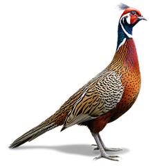 pheasant bird isolated on transparent background