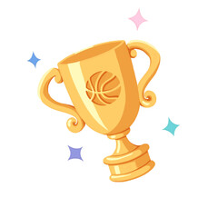 Basketball Golden Trophy Cup