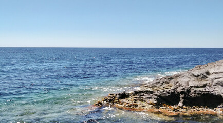 sea waves and rocks, Sardegna