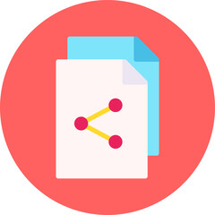 Lecture Sharing icon single vector illustration