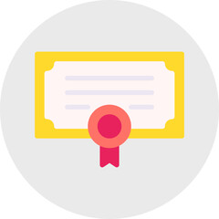 Diploma icon single vector illustration