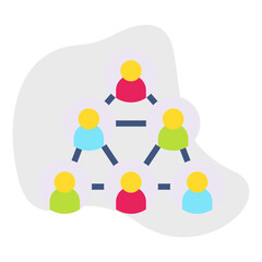 Group Class icon single vector illustration