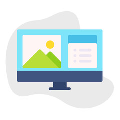 Article icon single vector illustration