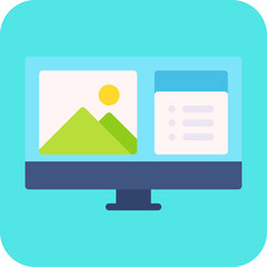 Article icon single vector illustration