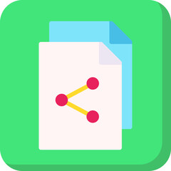 Lecture Sharing icon single vector illustration