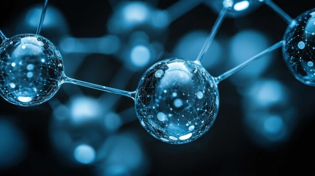 Microscopic Molecular Structure: Unveiling the Intricate Beauty of a Molecular Network