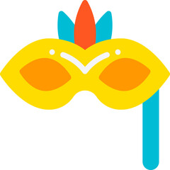 Mask icon single vector illustration