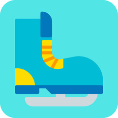 Skate icon single vector illustration
