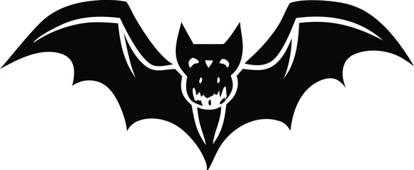 Bat silhouette vector designs 17