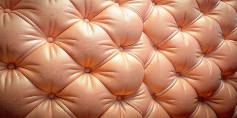 Fototapeta premium Peach Textured Background, Elegant Padded Design, Soft Abstract Art, Artistic Surface Texture