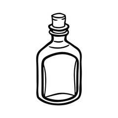 essential oil bottle line art on white background (1).eps