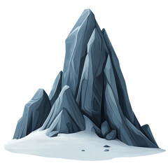 A Sherpa guide wearing a woolen hat and bright jacket, trekking across a challenging trail in the Everest region on transparent png background. Ai generated
