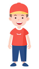 PNG Yay boy t-shirt cartoon cap.