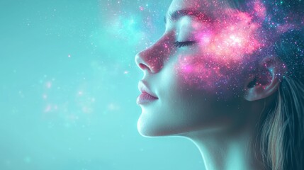 Celestial serenity a portrait of cosmic beauty and tranquility