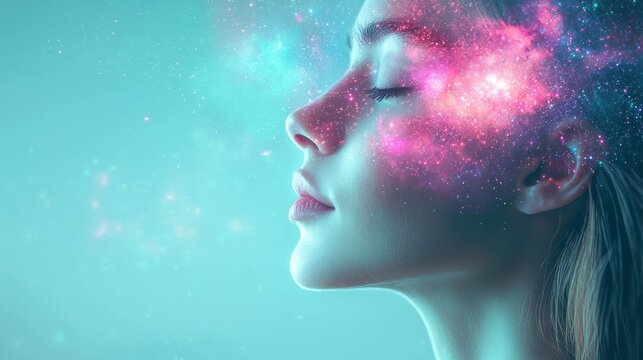 Celestial serenity a portrait of cosmic beauty and tranquility