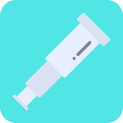 Telescope icon single vector illustration