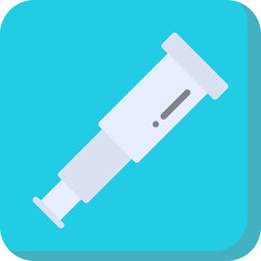 Telescope icon single vector illustration