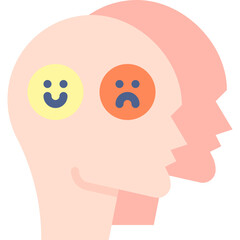 Dissociation icon single vector illustration
