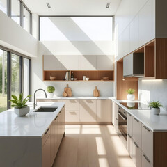 modern luxury kitchen interior