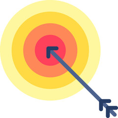 Goal icon single vector illustration