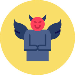 Malignant Narcissism icon single vector illustration
