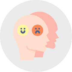Dissociation icon single vector illustration