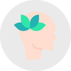 Calm icon single vector illustration