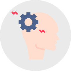 Cognitive Distortion icon single vector illustration