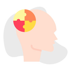 Psychology icon single vector illustration
