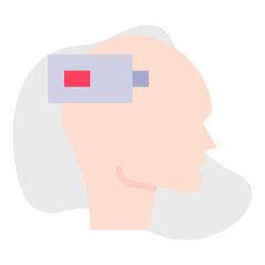 Apathy icon single vector illustration