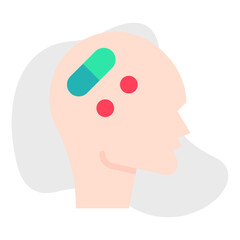 Drug Addiction icon single vector illustration