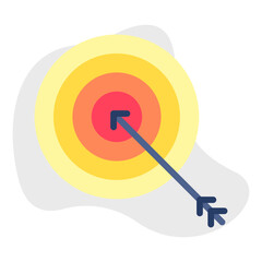 Goal icon single vector illustration