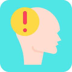 Panic icon single vector illustration