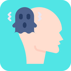Schizophrenia icon single vector illustration