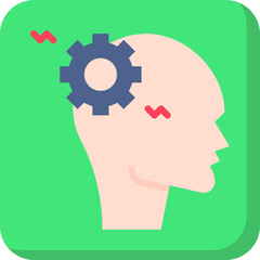 Cognitive Distortion icon single vector illustration