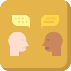 Confabulation icon single vector illustration