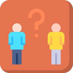 Conflict icon single vector illustration