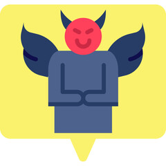 Malignant Narcissism icon single vector illustration