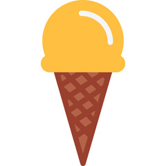 Ice Cream icon single vector illustration