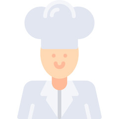 Chef icon single vector illustration