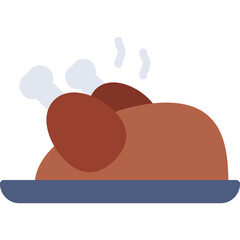 Chicken icon single vector illustration