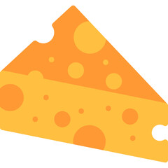 Cheese icon single vector illustration