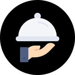 Waiter icon single vector illustration