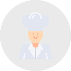 Chef icon single vector illustration
