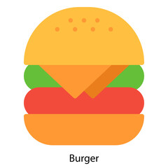 Burger icon single vector illustration